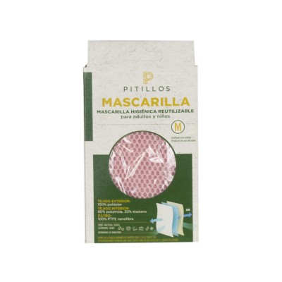 Mascarilla Rosa Rejilla...