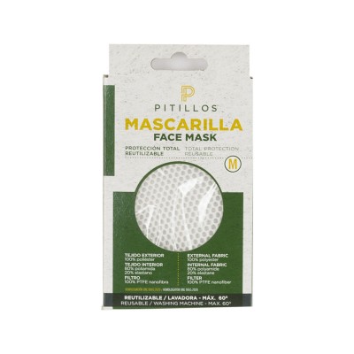 Mascarilla Blanca Rejilla...