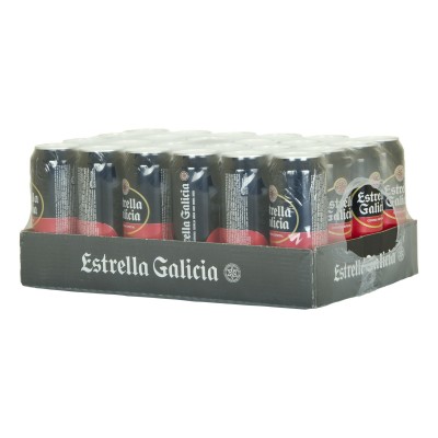 Cerveza Estrela Galicia.