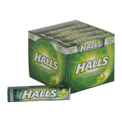 Caramelos Halls hierbabuena.