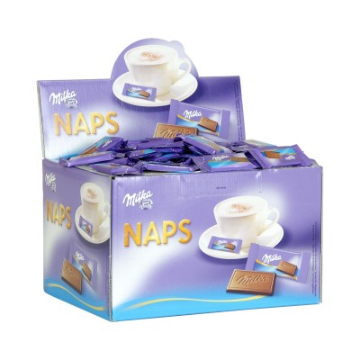Chocolate Milka naps.