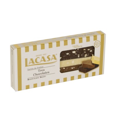 Turrón 3 Chocolates 250 g....