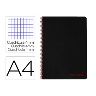 Cuaderno A4 4 mm. Tapas...