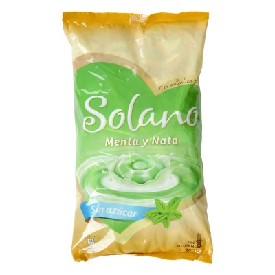 Caramelo Solano menta y nata.