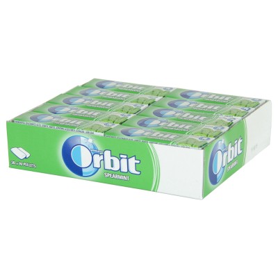 Chicle Orbit hierbabuena.