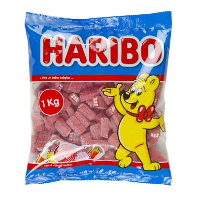 Gominolas ladrillos fresa...