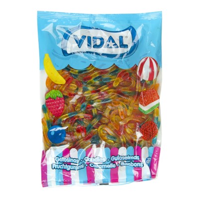 Gominolas gusanos bicefalos...