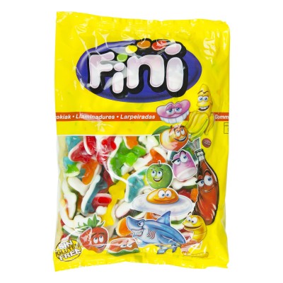 Gominolas tiburones brillo.