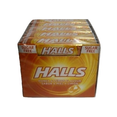 Caramelo Halls miel y limon.