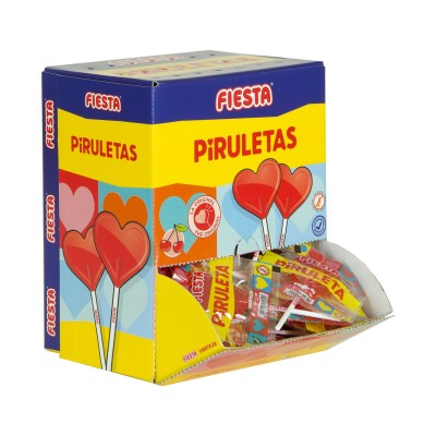 Piruleta corazon cereza.