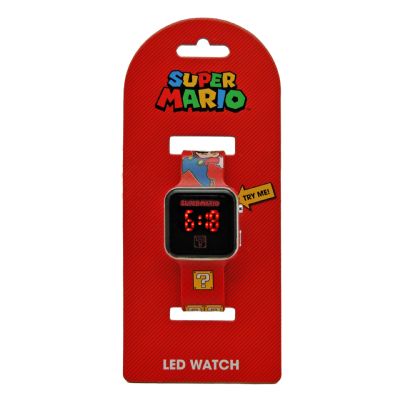 Reloj Led Super Mario Rojo....