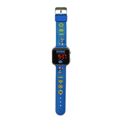 Reloj Led Sonic Azul. Kids
