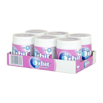 Chicle Orbit bubblemint bote.