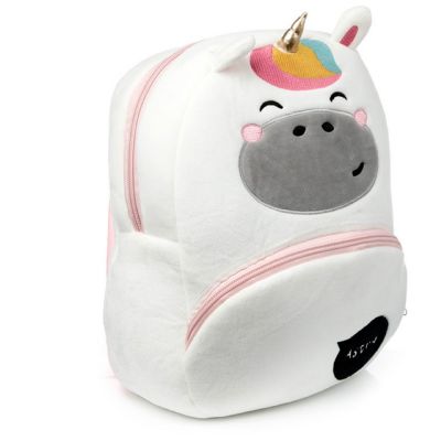 Mochila Blanca Peluche...