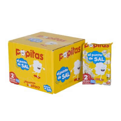 Popitas Sal 2x100g 12 Uds....