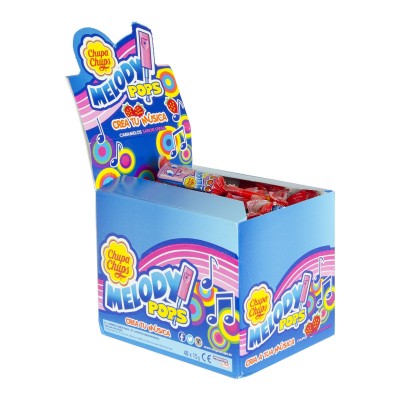 Caramelos melody pops fresa.