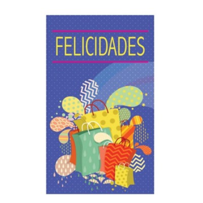 Etiqueta felicidades de...