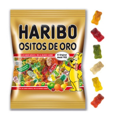 Gominolas ositos oro.