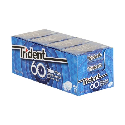 Chicle trident 60 minutos...