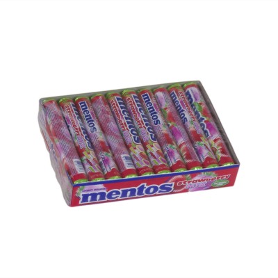 Caramelos mentos fresa mix.