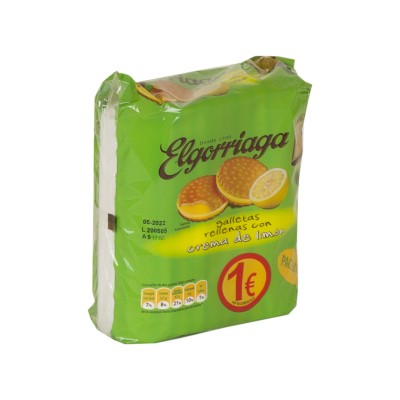 Galletas rellenas de limon.