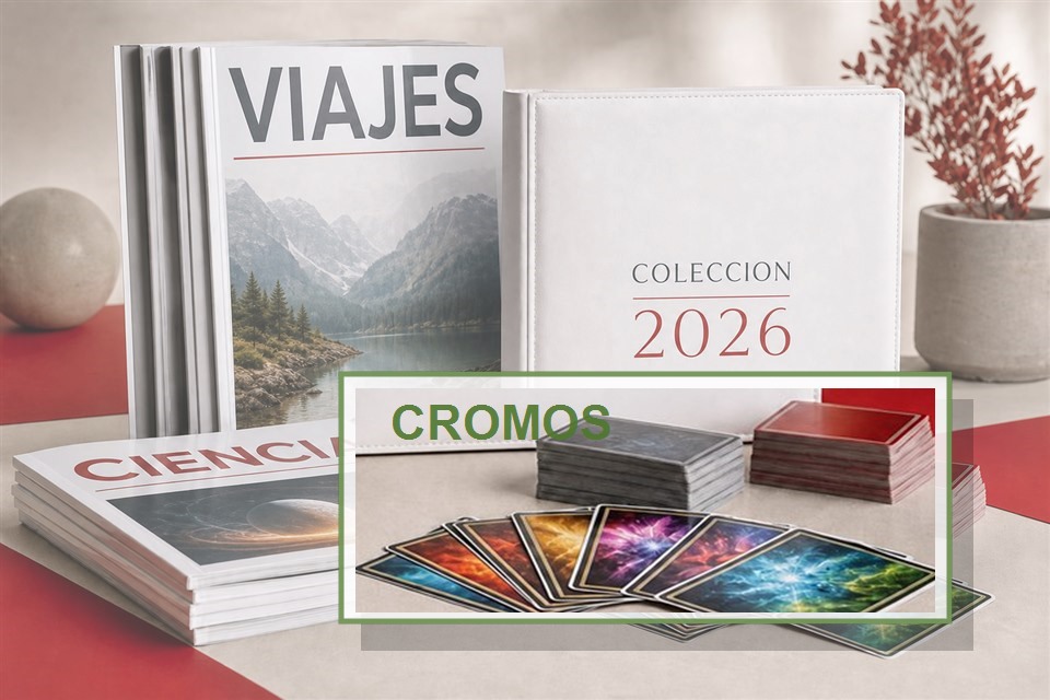 Novedades en cromos y revistas